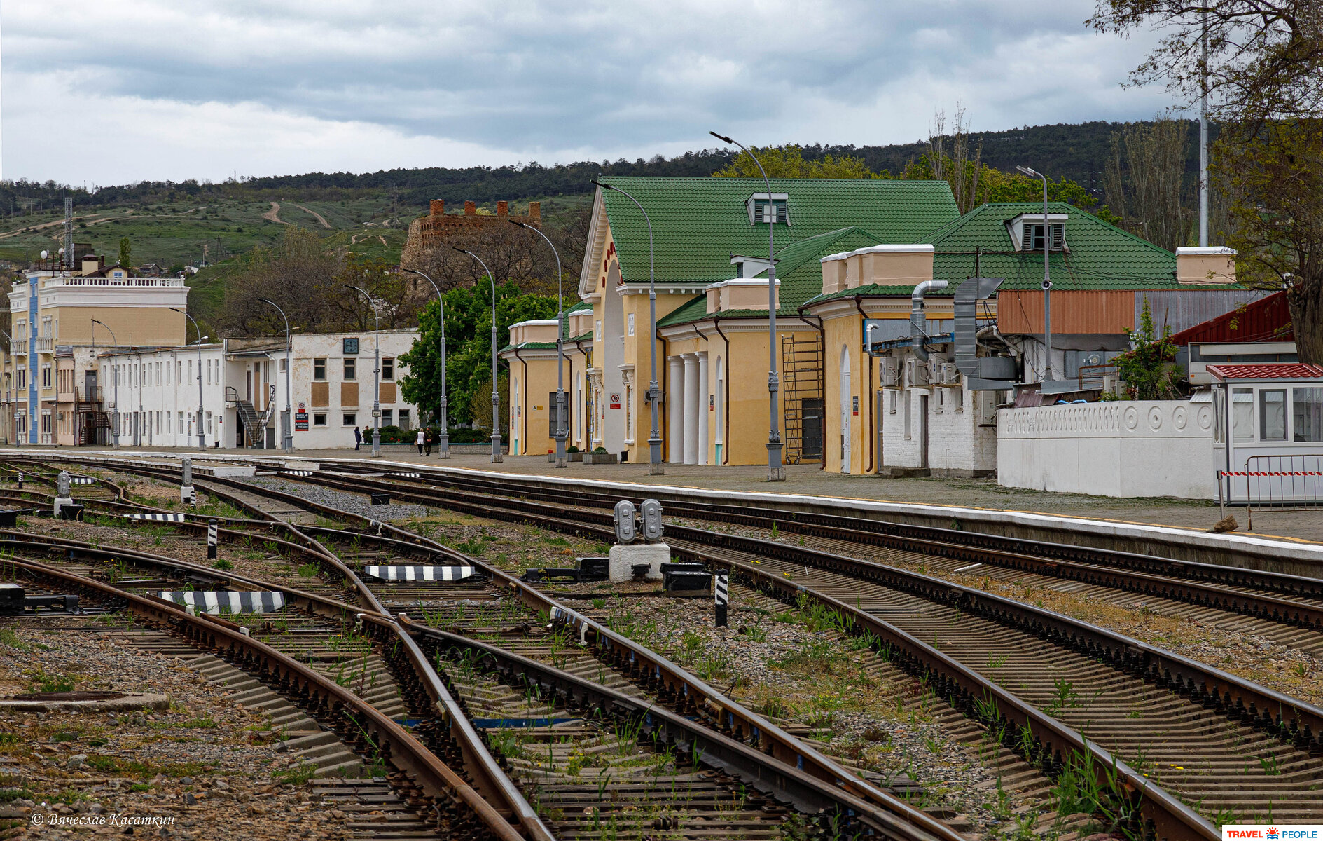 Феодосия. Железнодорожный вокзал.