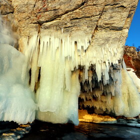 Ледяные узоры Байкала (3)