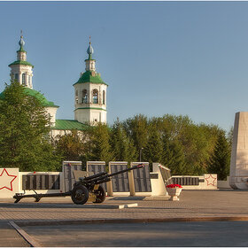 Мемориальный комплекс воинам ишимцам, погибшим в годы Великой Отечественной войны.