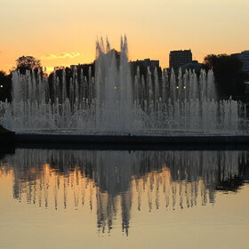 фонтан в Царицыно,сентябрьский вечер