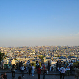 Панорама Парижа. Вид с Монмартра