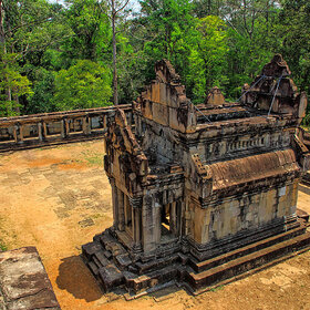 В Храме Ангкор-Ват