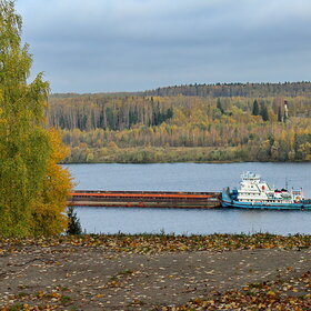 осень,река Волга