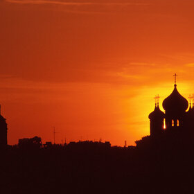 Купола Донского монастыря