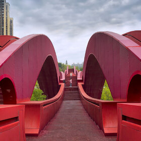 Красный мост   Meixi Birdge