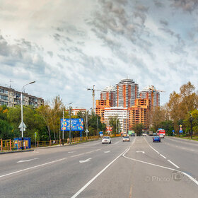 Улица Волочаевская в Хабаровске