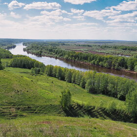 Вид на реку Клязьма с Лысой горы...