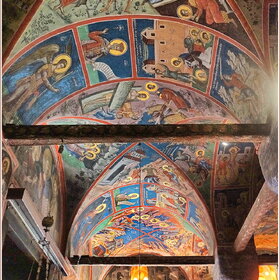 Фрагменты росписи сводов Преображенского собора